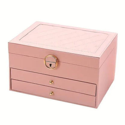 Luxe Sieradendoos met Meerdere Lagen – Elegante Opbergbox voor Sieraden