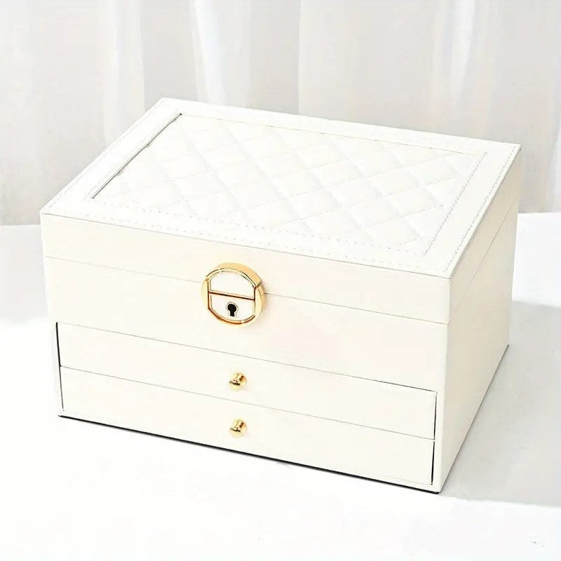 Luxe Sieradendoos met Meerdere Lagen – Elegante Opbergbox voor Sieraden