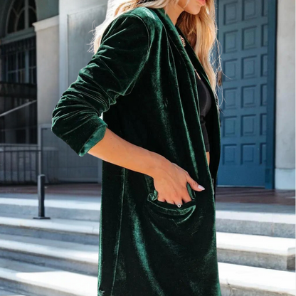 Velveta Jas Zomerse Fluwelen Elegante Jurkjas