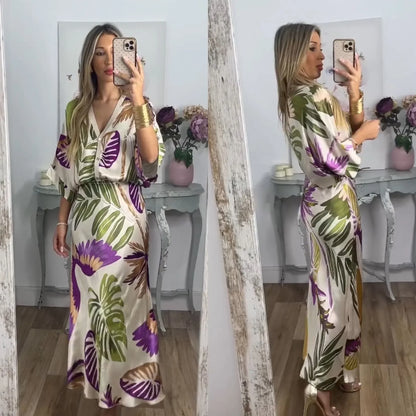 Dames Blouse en Rok Set 2-Delig Jurk Model