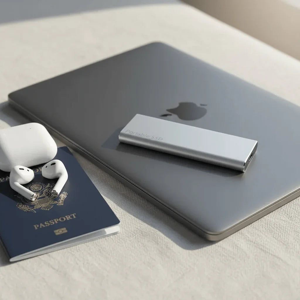 Externe Harde Schijf 4TB USB-C Snelle Datatransfer Bestandsopslag Compact Draagbaar Backup Apparaat Data