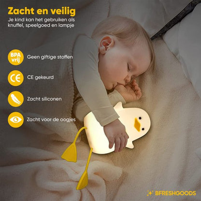 Slaapvriend nachtlampje voor kinderen – zacht en rustgevend licht tegen angst in het donker