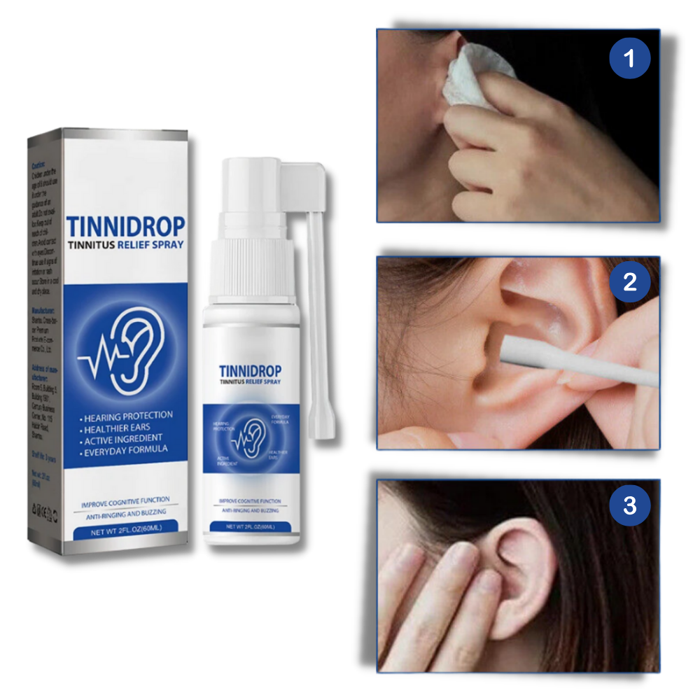 Natuurlijke Oorspray met Ginkgo & Ginseng 60ml - Voor Gehoorwelzijn - Sprayvorm voor Eenvoudige Toepassing
