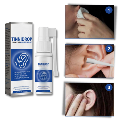 Natuurlijke Oorspray met Ginkgo & Ginseng 60ml - Voor Gehoorwelzijn - Sprayvorm voor Eenvoudige Toepassing