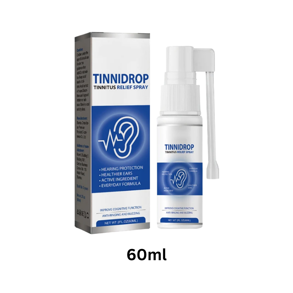 Natuurlijke Oorspray met Ginkgo & Ginseng 60ml - Voor Gehoorwelzijn - Sprayvorm voor Eenvoudige Toepassing