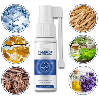 Natuurlijke Oorspray met Ginkgo & Ginseng 60ml - Voor Gehoorwelzijn - Sprayvorm voor Eenvoudige Toepassing