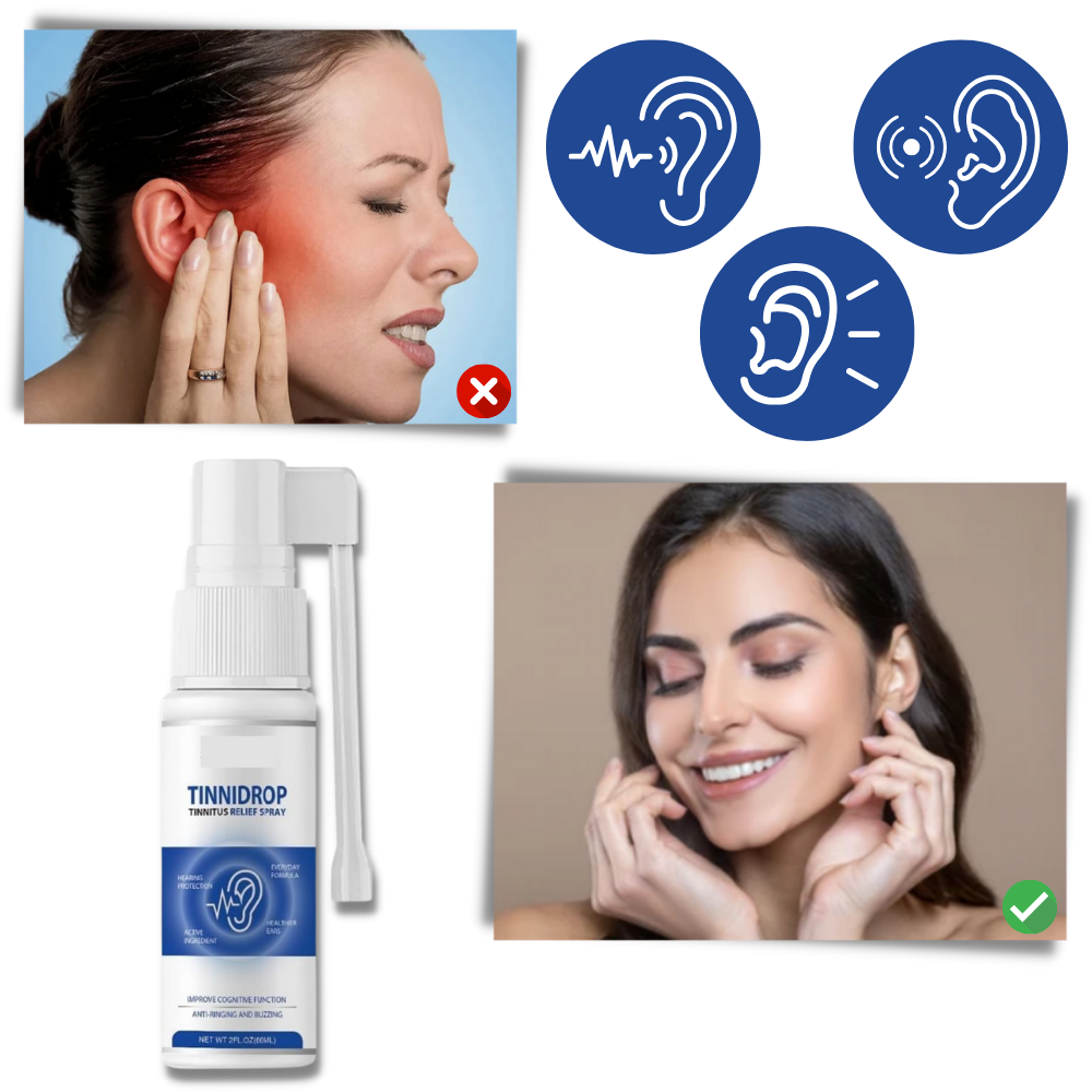 Natuurlijke Oorspray met Ginkgo & Ginseng 60ml - Voor Gehoorwelzijn - Sprayvorm voor Eenvoudige Toepassing