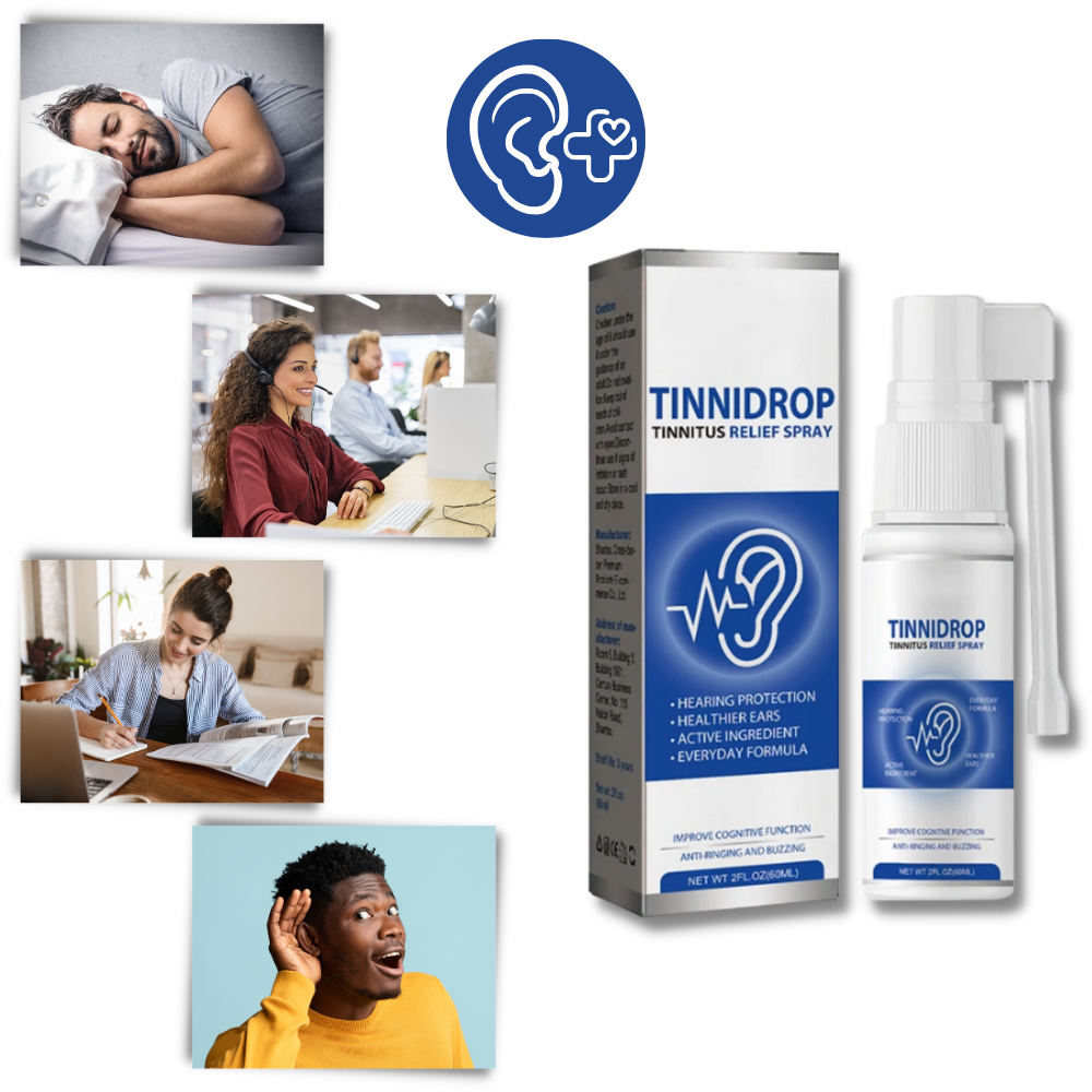 Natuurlijke Oorspray met Ginkgo & Ginseng 60ml - Voor Gehoorwelzijn - Sprayvorm voor Eenvoudige Toepassing