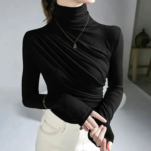 Plooirok Dames Coltrui Comfortabele Jurk