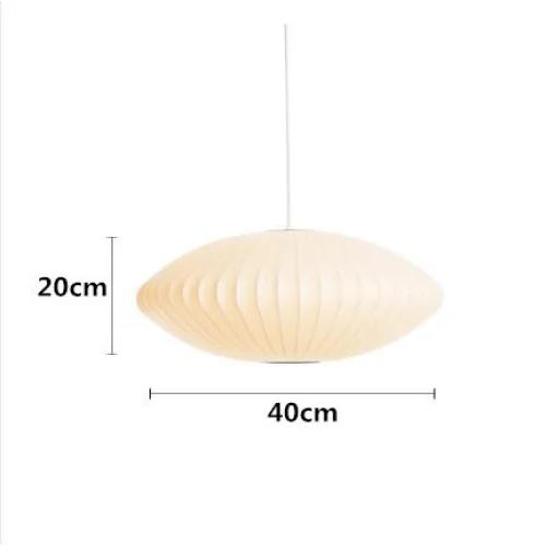 Hanglamp Nelson Bubble Handgebreid Zijde Wit IJzer LED Woonkamer Eetkamer Slaapkamer