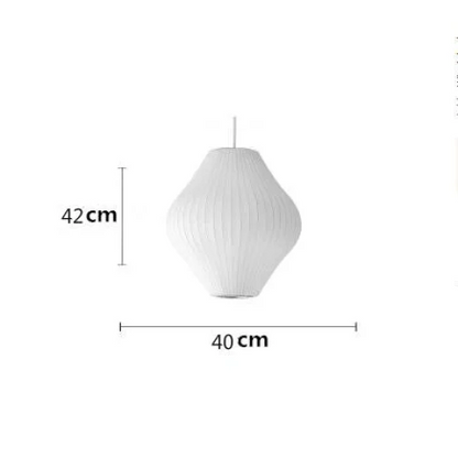 Hanglamp Nelson Bubble Handgebreid Zijde Wit IJzer LED Woonkamer Eetkamer Slaapkamer