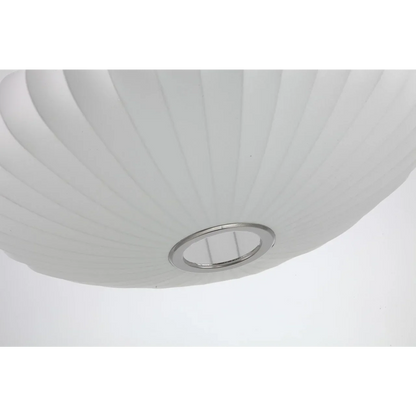 Hanglamp Nelson Bubble Handgebreid Zijde Wit IJzer LED Woonkamer Eetkamer Slaapkamer