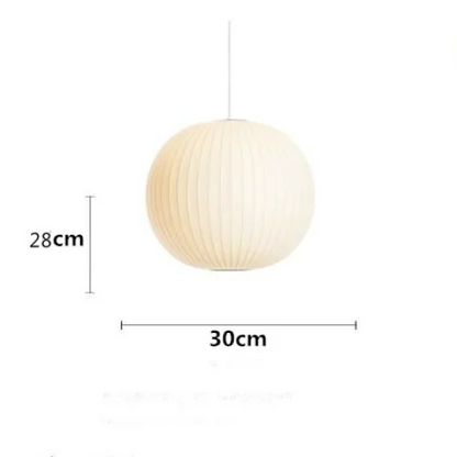 Hanglamp Nelson Bubble Handgebreid Zijde Wit IJzer LED Woonkamer Eetkamer Slaapkamer