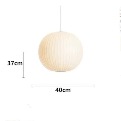 Hanglamp Nelson Bubble Handgebreid Zijde Wit IJzer LED Woonkamer Eetkamer Slaapkamer