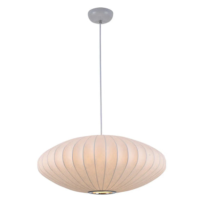 Hanglamp Nelson Bubble Handgebreid Zijde Wit IJzer LED Woonkamer Eetkamer Slaapkamer