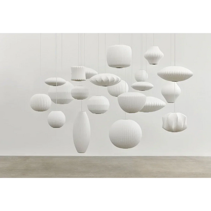Hanglamp Nelson Bubble Handgebreid Zijde Wit IJzer LED Woonkamer Eetkamer Slaapkamer