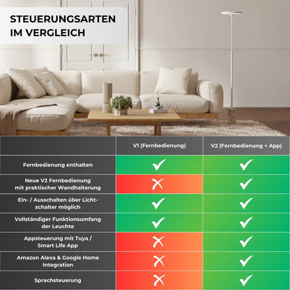 Design vloerlamp met natuurstenen voet en sculpturale vorm – Lunara