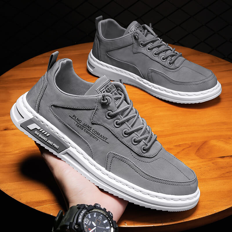 Lederen Sneakers Comfortabel PU Zool Stijlvol Design