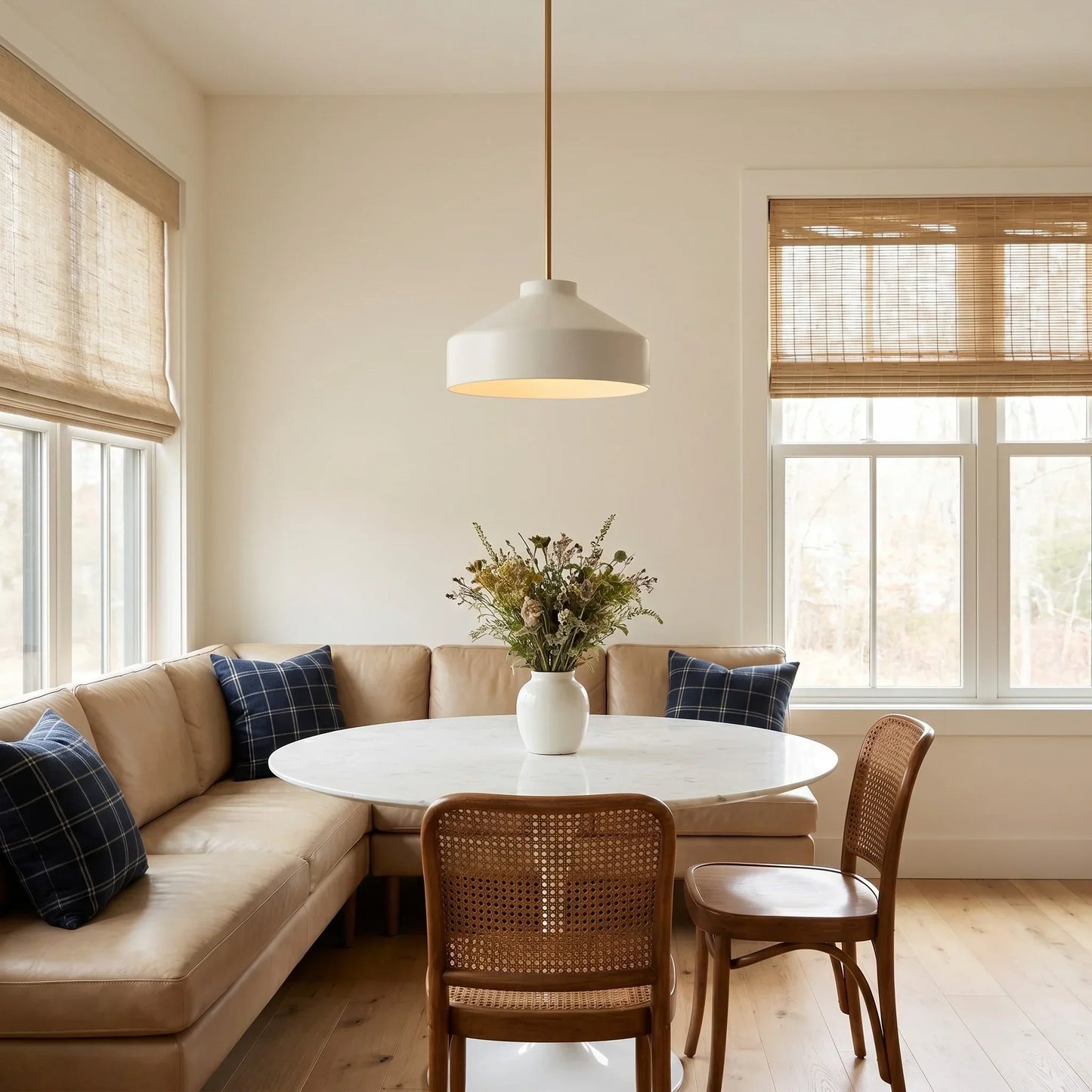 Minimalistische Plafondlamp met Matte Afwerking – Morandi Kleuren – Scandinavisch Design