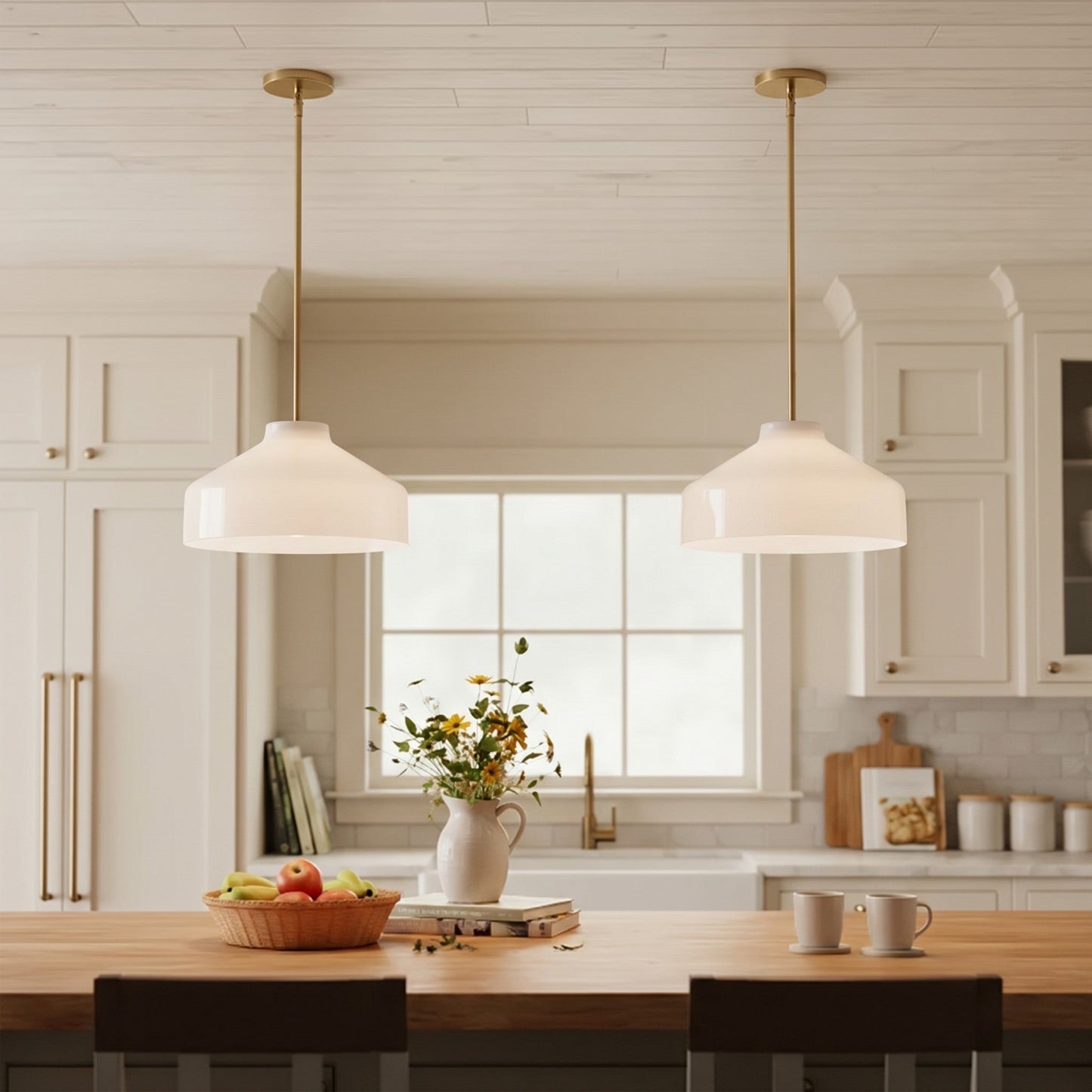 Minimalistische Plafondlamp met Matte Afwerking – Morandi Kleuren – Scandinavisch Design
