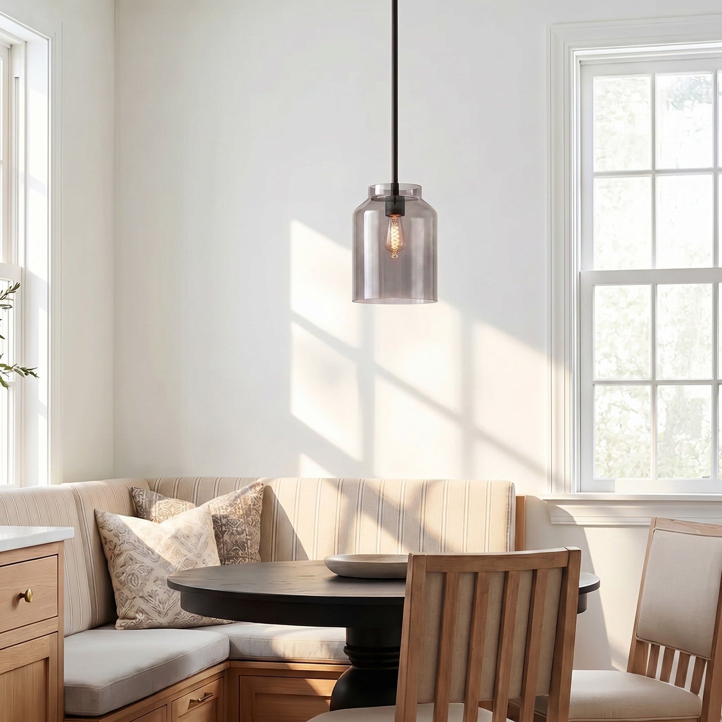 Minimalistische Plafondlamp met Matte Afwerking – Morandi Kleuren – Scandinavisch Design