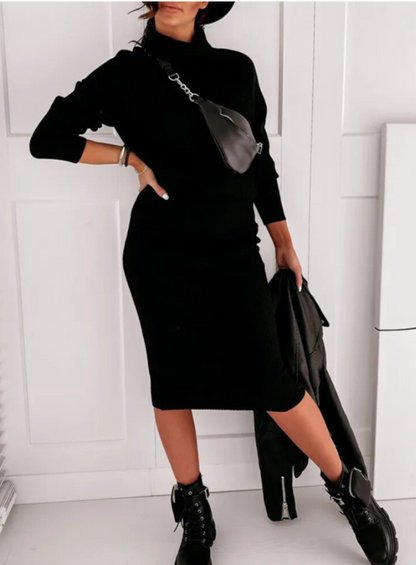 Gebreide Set Leona Zacht en Warme Trui en Broek