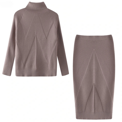 Gebreide Set Leona Zacht en Warme Trui en Broek