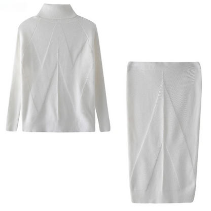 Gebreide Set Leona Zacht en Warme Trui en Broek