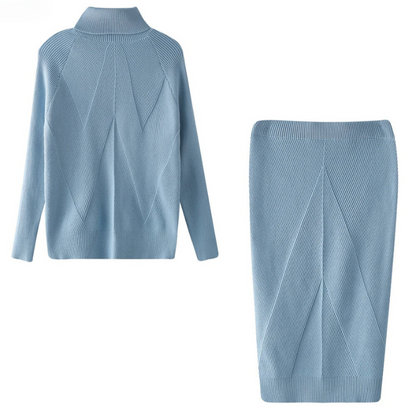 Gebreide Set Leona Zacht en Warme Trui en Broek