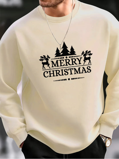 Kerstrui Heren Met Kerstprint Merry Christmas - StudioMarella