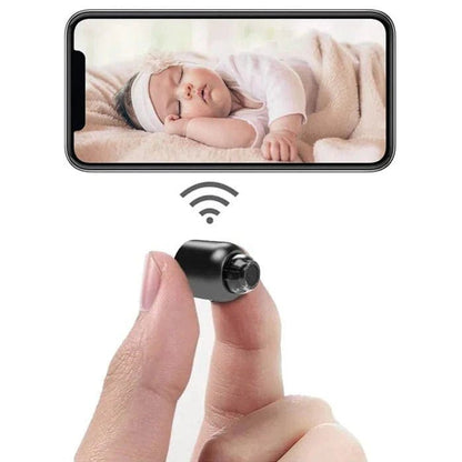 Draadloze Nachtzicht Beveiligingscamera voor Thuisbeveiliging | Compacte WiFi Camera met Infrarood