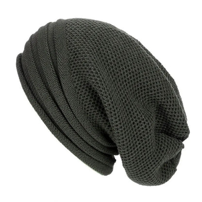 Nina | Comfy & trendy gebreide beanie in de kleur Donkergrijs voor dames in Streetwear stijl ideaal voor de winter