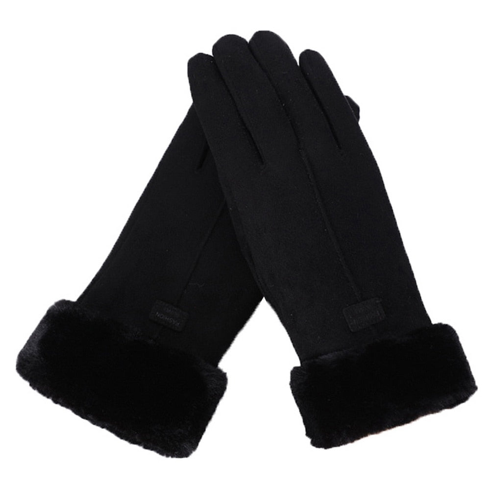 Nina | Heerlijk warme handschoenen in de kleur Blauw voor dames in Lounge stijl ideaal voor de winter
