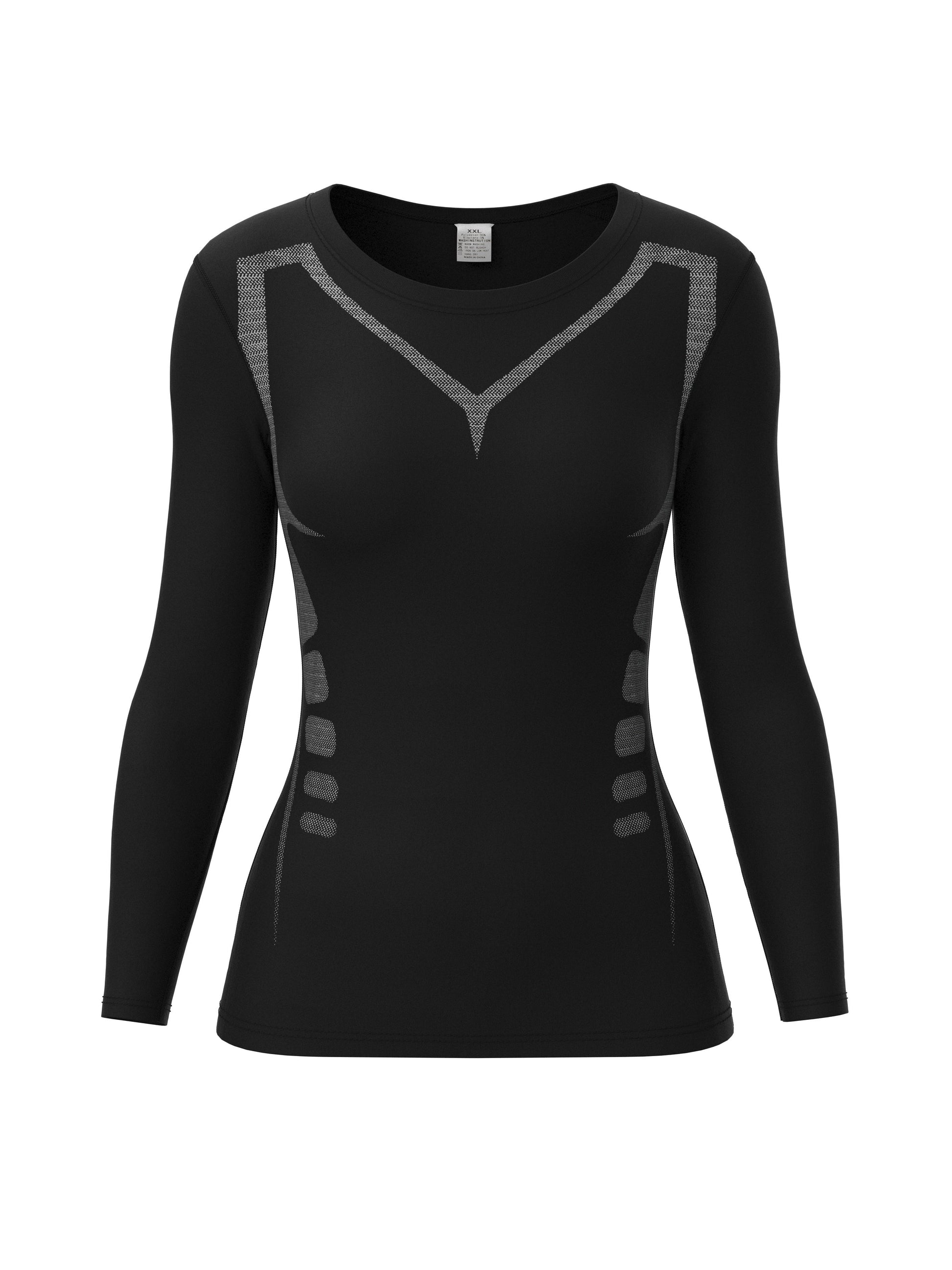 Dames Shirt Lange Mouwen Sneldrogend Sportief - StudioMarella