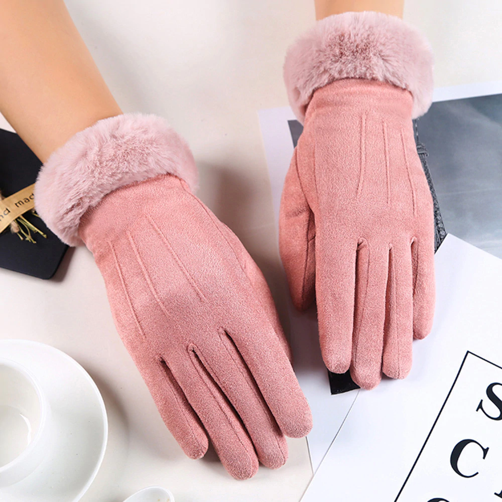 Leren Handschoenen Zwart Warm Stijlvol Leer - StudioMarella