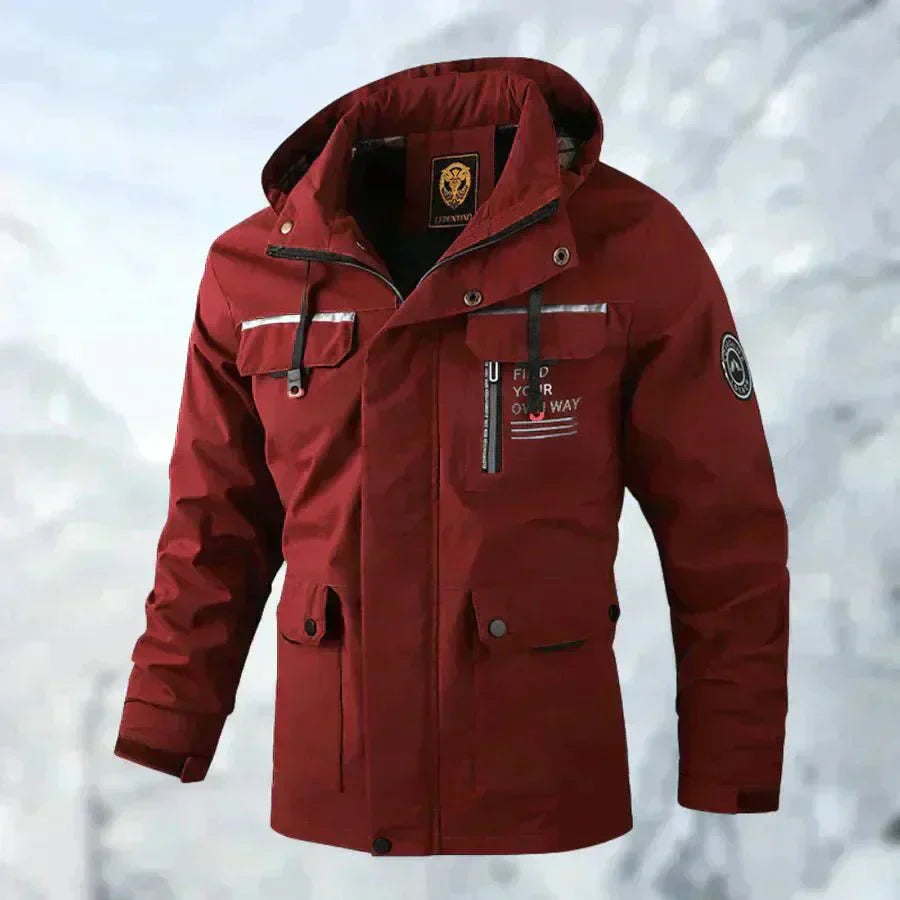 Waterdichte Outdoor Jas Aiden Titanium Regenjack - StudioMarella
