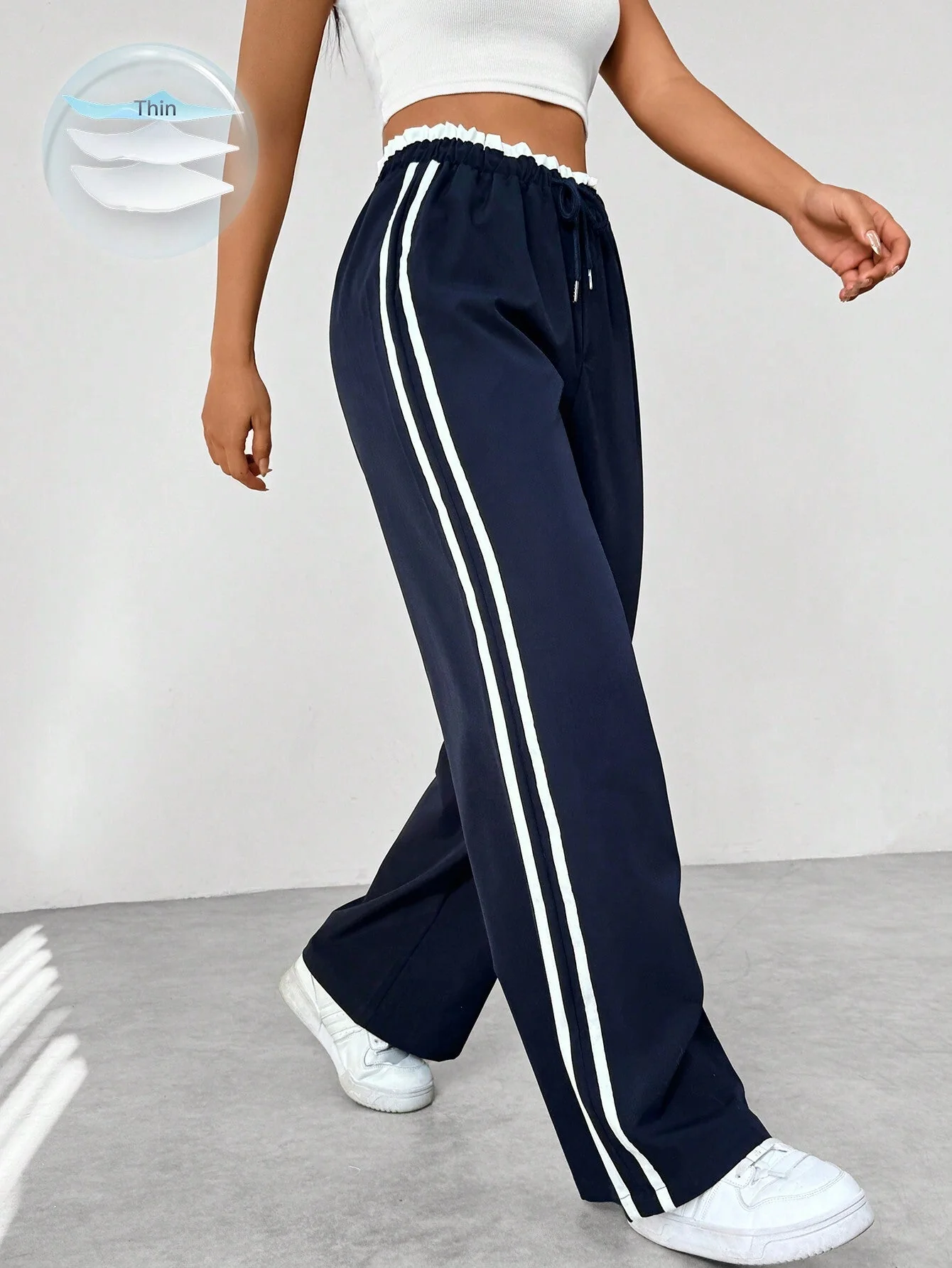 Dames Trainingsbroek Sportief Streep Patronen Joggingbroek