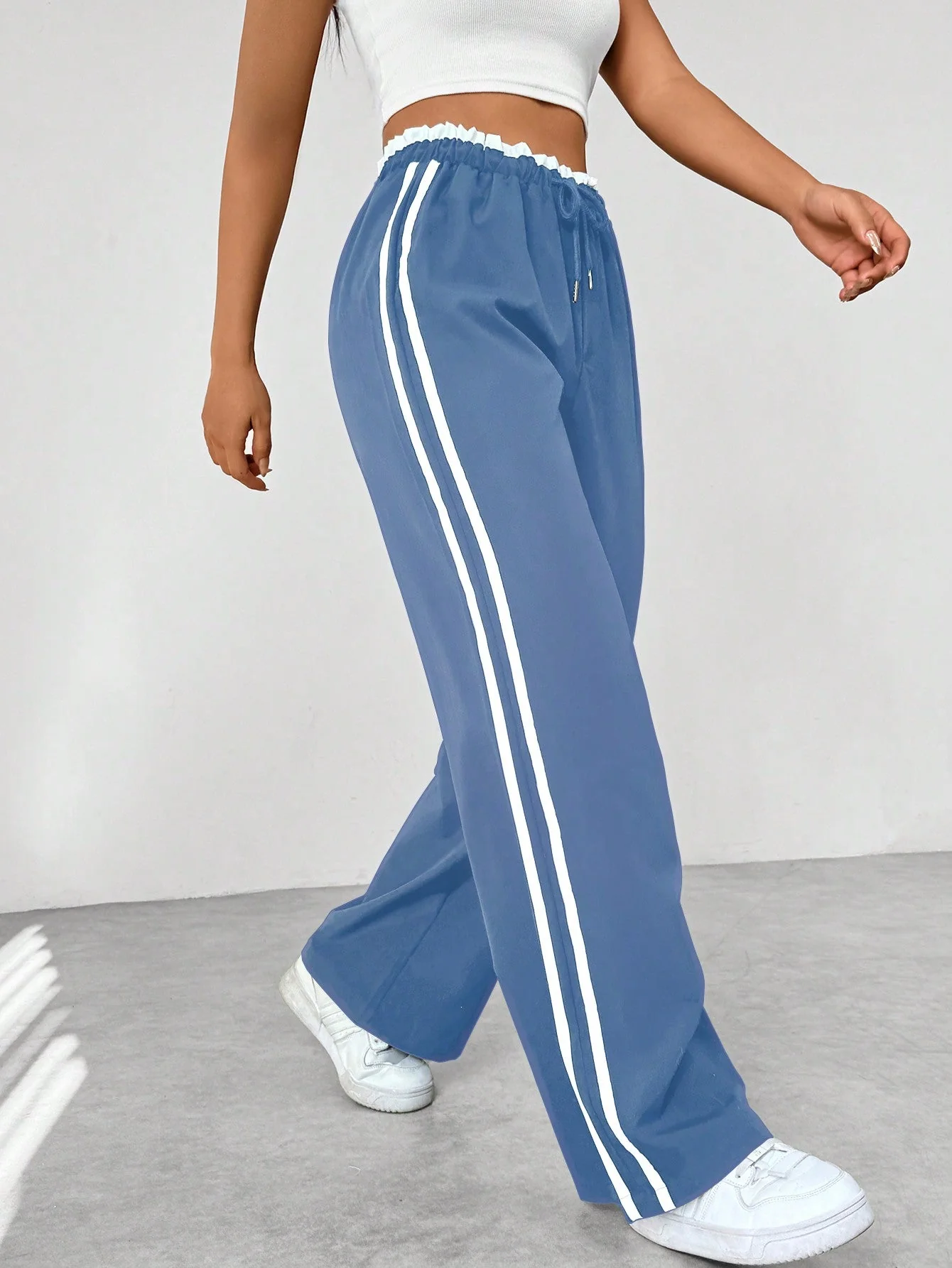 Dames Trainingsbroek Sportief Streep Patronen Joggingbroek