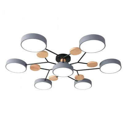 Moderne Plafondlamp met Vertakt Design – Warm LED-licht – Energiezuinig & Duurzaam – Scandinavische Sfeer voor Woonkamer, Eetkamer en Kantoor