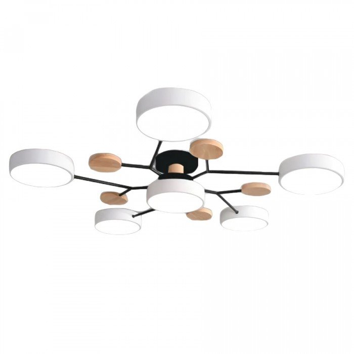 Moderne Plafondlamp met Vertakt Design – Warm LED-licht – Energiezuinig & Duurzaam – Scandinavische Sfeer voor Woonkamer, Eetkamer en Kantoor