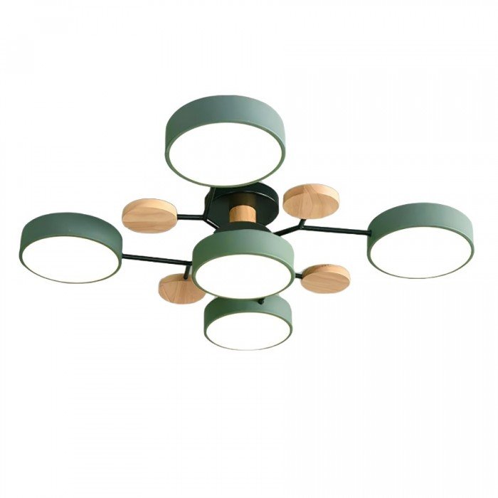 Moderne Plafondlamp met Vertakt Design – Warm LED-licht – Energiezuinig & Duurzaam – Scandinavische Sfeer voor Woonkamer, Eetkamer en Kantoor