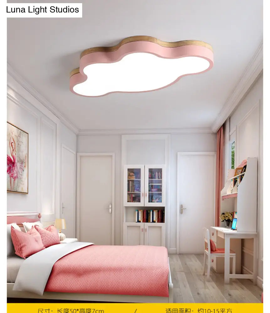Wolk Plafondlamp LED voor Kinderkamer – Speels & Zacht Licht