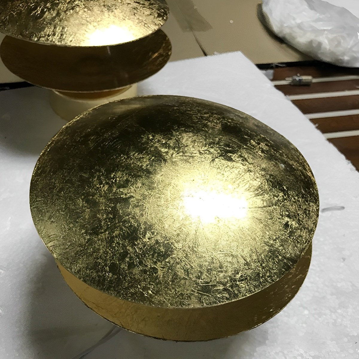 Wandlamp Eclipse Ijzer Koper Goud Woonkamer Slaapkamer Maanlamp Decoratieve Wandverlichting Eclips Sfeerverlichting Hotel Gangpad Artistiek