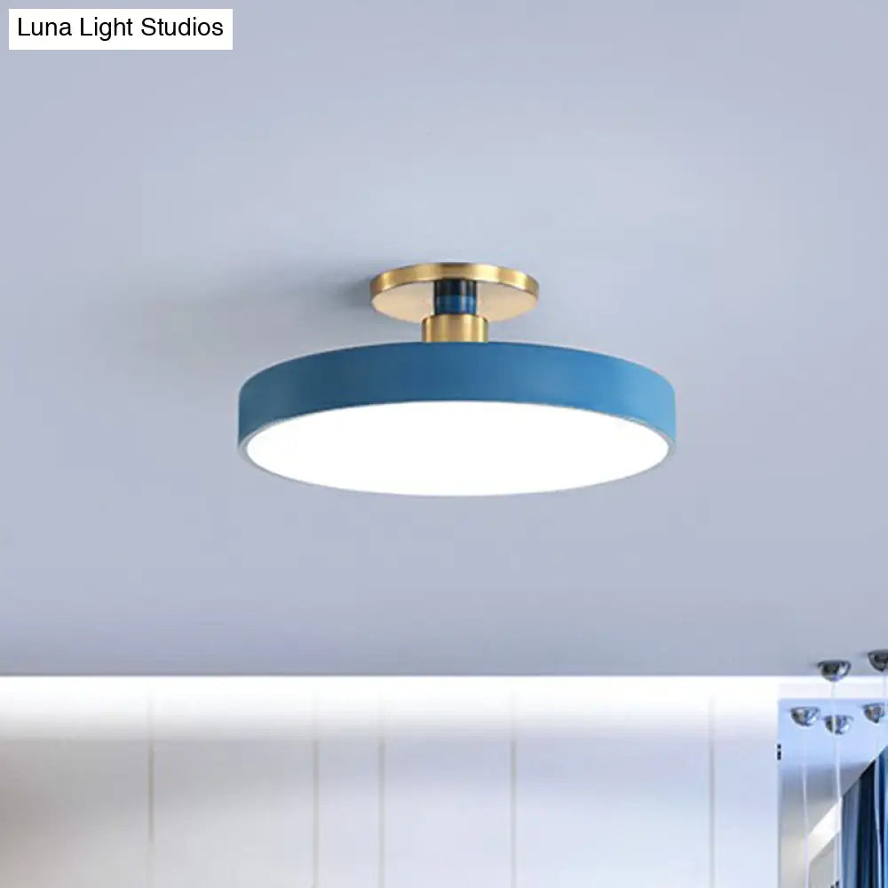 Ronde LED Plafondlamp Nordic Style – Modern Design voor Slaapkamer & Woonkamer