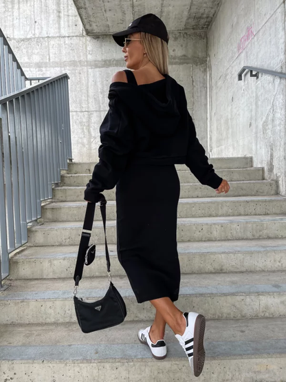 Dames Winterjas Set Warm en Waterdicht