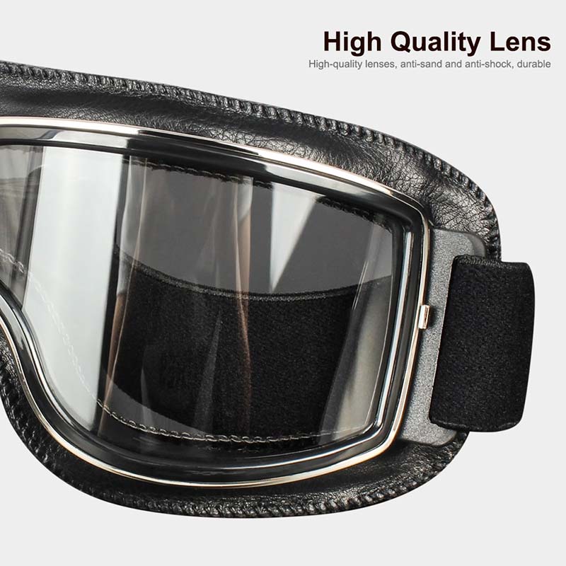 Motorbril Over-Glasses met Anti-Fog en UV-Bescherming