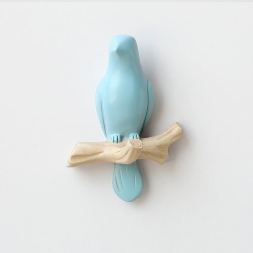 Decoratieve Wandhaak met Vogelontwerp – Harskunst voor Hal, Slaapkamer en Badkamer – Stijlvolle Opbergoplossing met Natuurlijke Charme