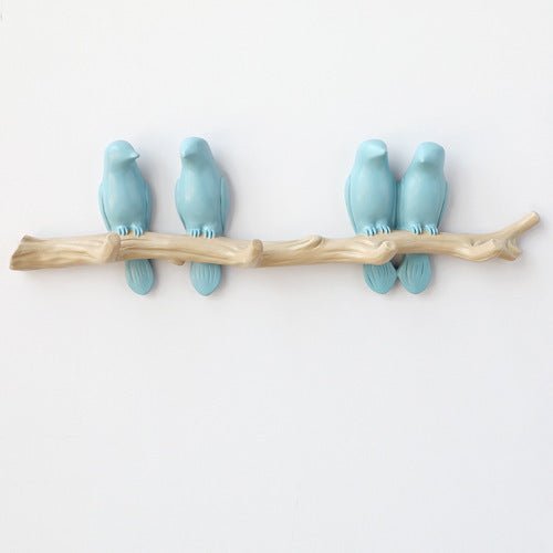 Decoratieve Wandhaak met Vogelontwerp – Harskunst voor Hal, Slaapkamer en Badkamer – Stijlvolle Opbergoplossing met Natuurlijke Charme