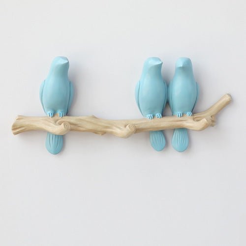 Decoratieve Wandhaak met Vogelontwerp – Harskunst voor Hal, Slaapkamer en Badkamer – Stijlvolle Opbergoplossing met Natuurlijke Charme