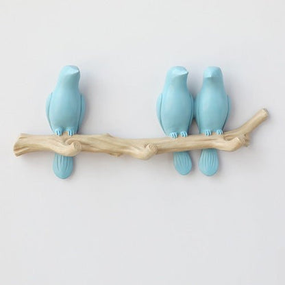 Decoratieve Wandhaak met Vogelontwerp – Harskunst voor Hal, Slaapkamer en Badkamer – Stijlvolle Opbergoplossing met Natuurlijke Charme